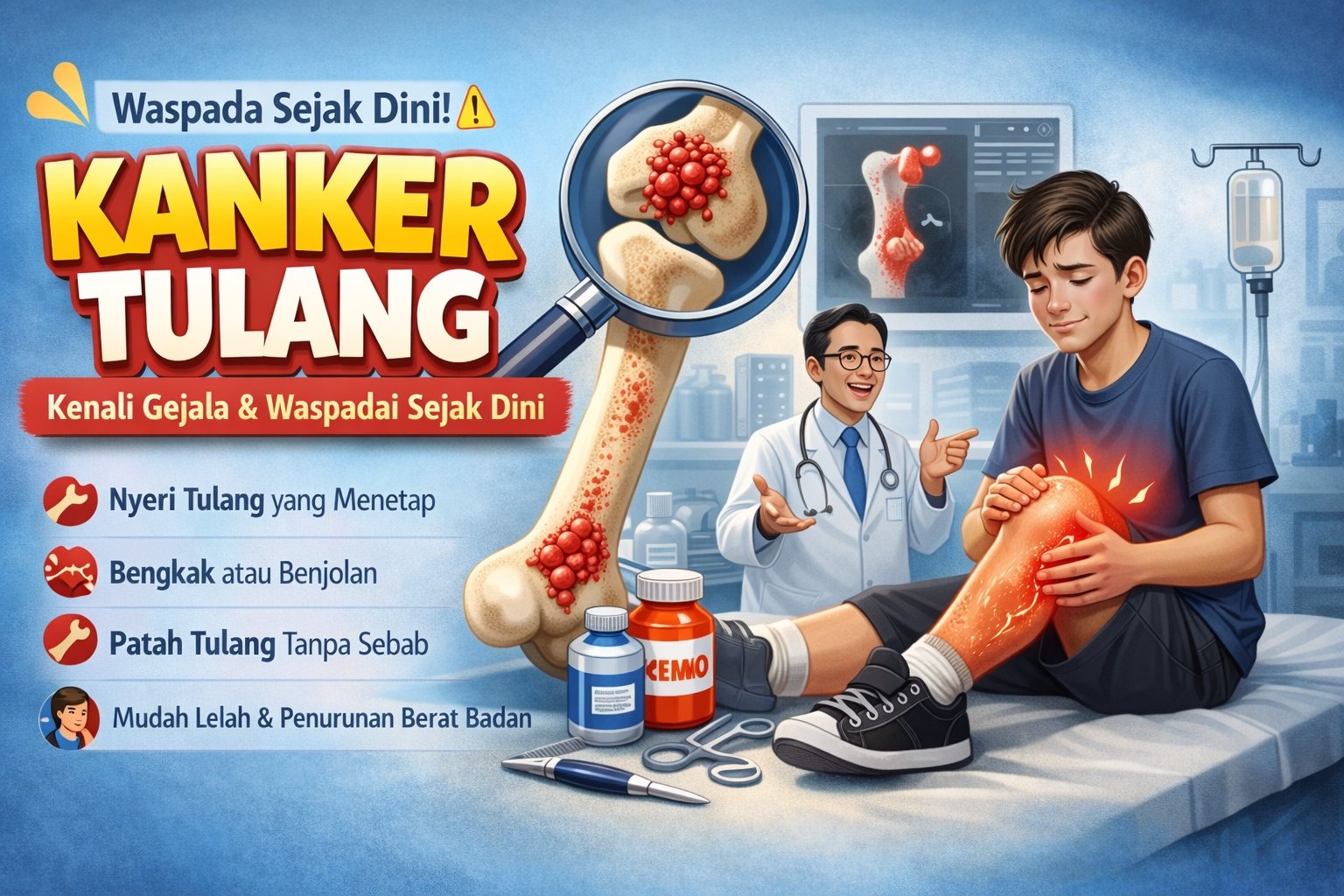 Kanker Tulang: Kenali Gejala dan Waspadai Sejak Dini