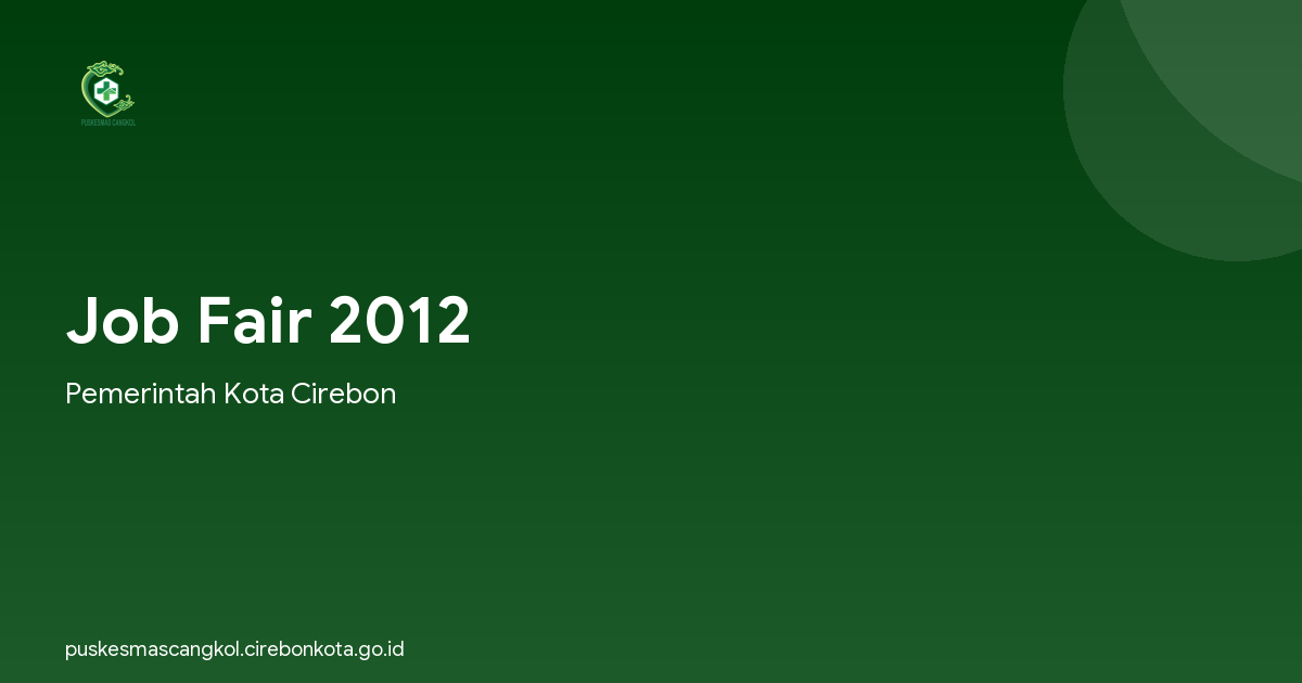Job Fair 2012