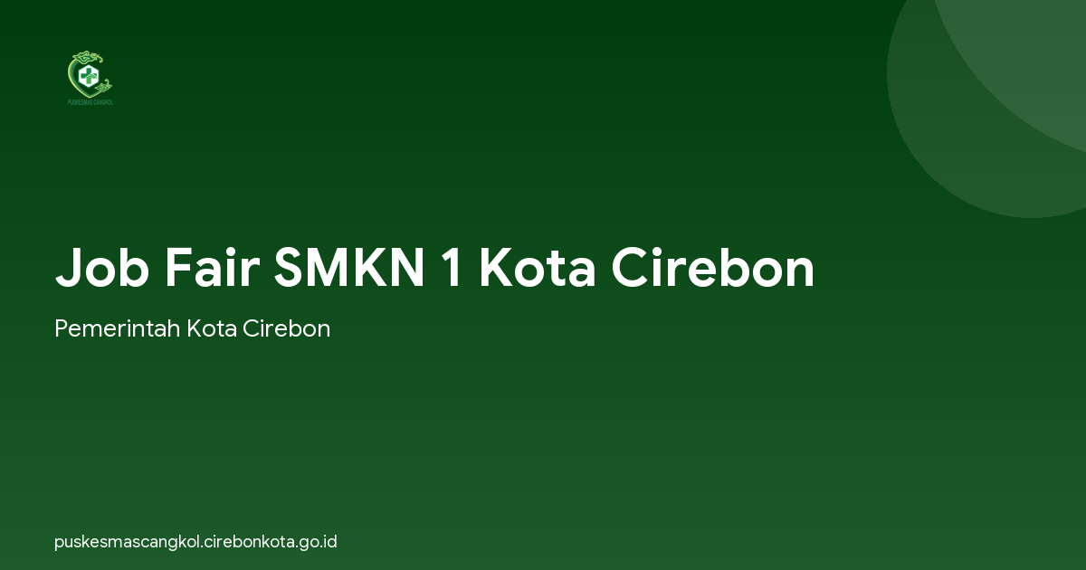 Job Fair SMKN 1 Kota Cirebon