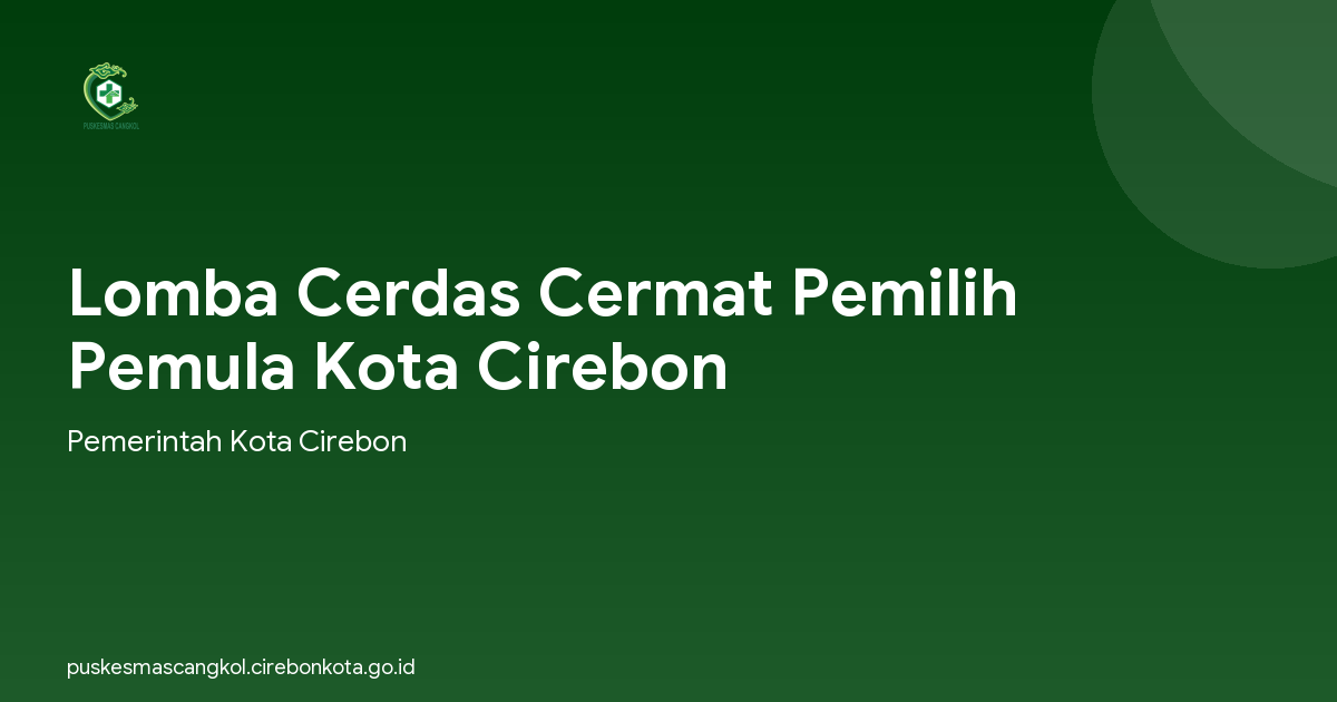 Lomba Cerdas Cermat Pemilih Pemula Kota Cirebon