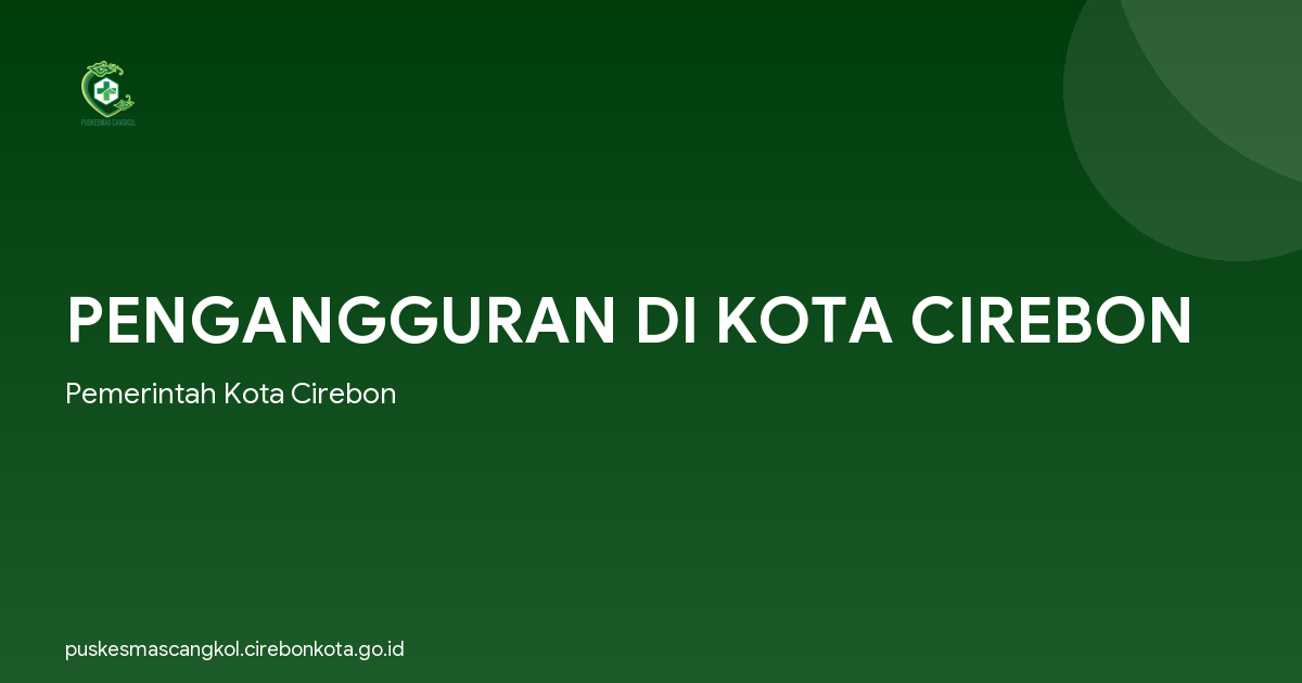 PENGANGGURAN DI KOTA CIREBON